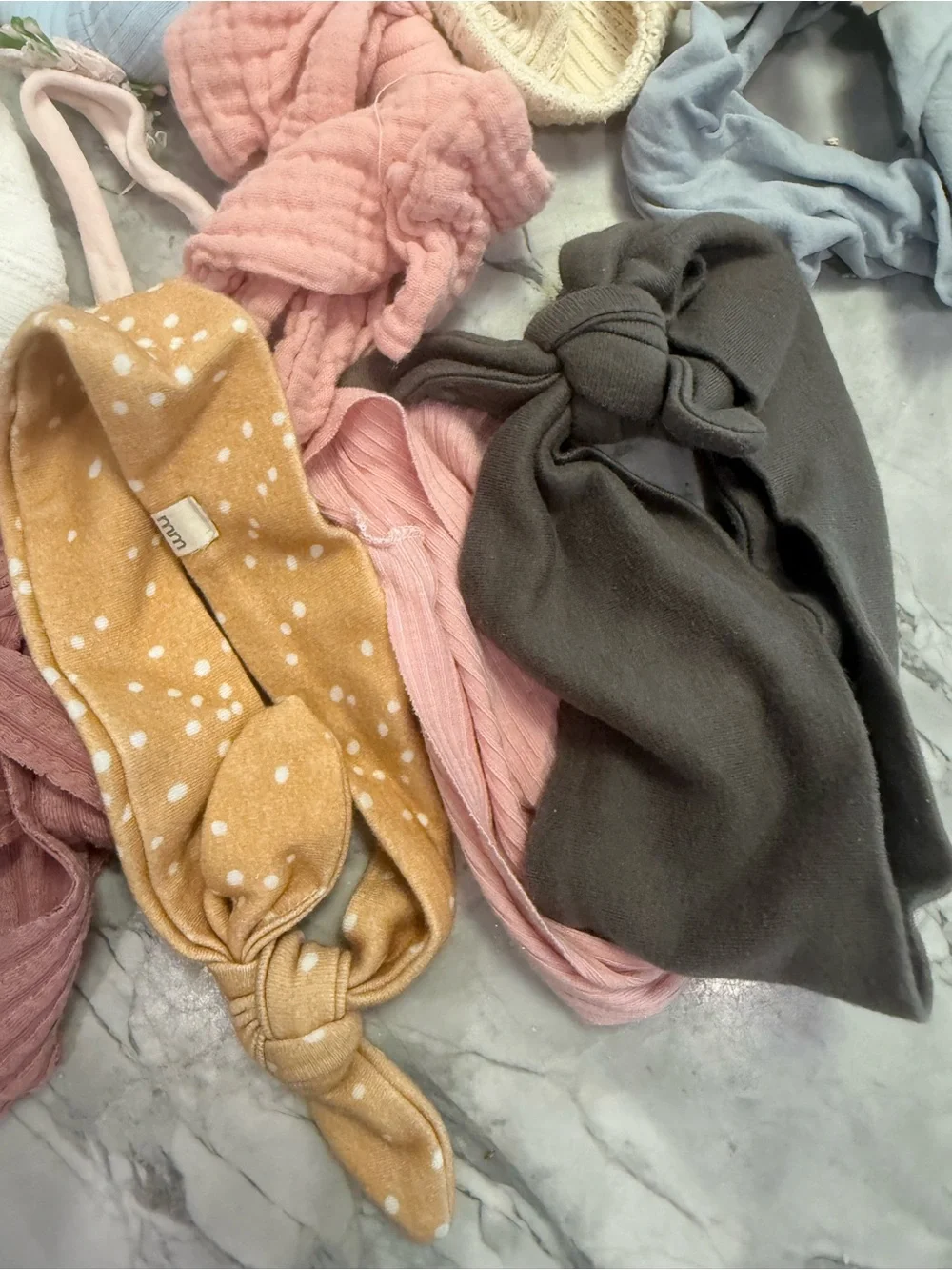 Giant collection of infant and toddler headbands and head wraps